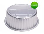 3000ml round aluminum foil sealed box