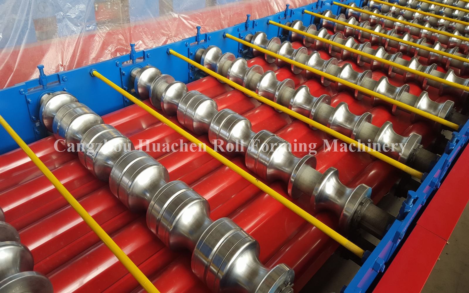 HC Galvanized/Aluminum Roof Sheet Glazed Tile Roll Forming Machine