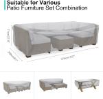 Patio Furniture Set Cover Outdoor Sectional Sofa Set Covers Outdoor Table Chair