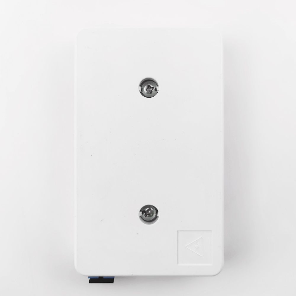 SC UPC Plastic Fiber Optic Faceplate Socket Panel for 2 Cores Indoor FTTH Network Cable