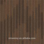 Striped 100%solution dyed Invista Nylon 6 carpet tile