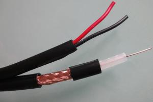 Quality RG59 Siamese Cable 95% BC Braiding + 2 × 0.50 mm2 BC Power for CCTV Camera wholesale