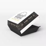 Customized Hamburger Box Eco-friendly Fast Food Food Grade White Cardboard Oil