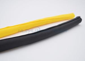 Quality Abrasion Resistance Self Closing Cable Wrap , Colorful Split Braided Wire Loom wholesale