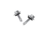 DIN / ANSI Standard Chipboard Wood Screws , Hex Washer Self Drilling Screw
