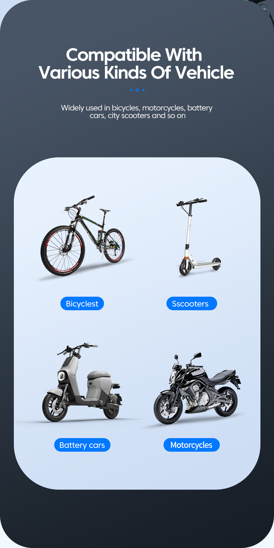 Pea Clip Riding Phone Holder Cycling Holder For Bicycle / Motorcycle