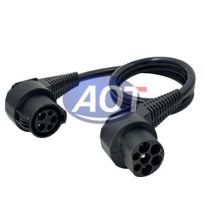 Quality AOTAI 32A 16A 7.4KW SAE J1772 Type 1 to GBT Electric Vehicle Charger EV Cable wholesale