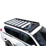 Universal Roof Mount 4x4 Roof Basket for LC150 LC200 Aluminum Alloy Silver and
