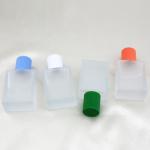 Wholesale Spot Perfume Bottle Transparent Frosted Perfume Bottle Wood Grain