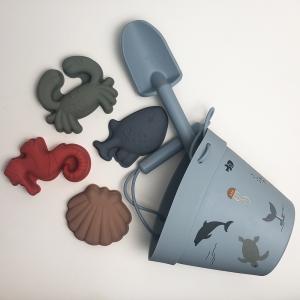 Quality Silicone Nontoxic Children'S Instructional Toy Beach Miniature Set For Kids wholesale