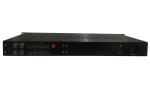 2-ch SDI extender with loopout over fiber optic cable