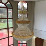 Top Luxury Crystal Staircase Chandelier Lighting Villa Lobby Hotel Project Large
