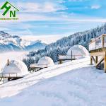 2022 Popular Design Winter Warm Outdoor Glamping Geodesic Dome Tent On Mountains