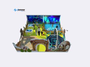Quality Dinosaur Virtual Reality Theme Park Interactive Projectior Electronic Children wholesale