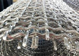 Quality 1.1mm Wire Diameter Stainless Steel 316 Crimped Square Wire Mesh Netting wholesale