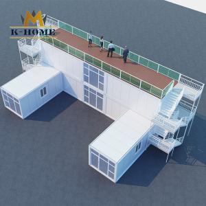 Quality Furnished Transportable Site Office Building Galvanized Steel Frame wholesale
