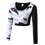 Army Military Camouflage Tactical Women Long Sleeve Fitness T-Shirt