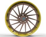 Toyota Matt Bronze Two Piece Forged Wheels Multi Spoke Step Lip Concave Wheels