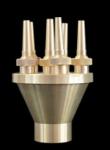 Brass Concentrating Shooting Dancing Fountain Nozzles 55m3/h Water Flow