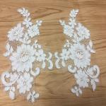 Jacquard Cord Eyelash Lace Border for Wedding Bridal Dress