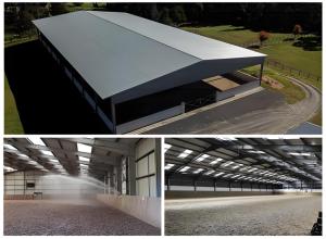 Quality Multifunctional Prefab Agricultural Buildings With H Section Coulmn Beam wholesale