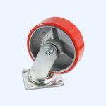Customization and Thickness Options for 4-10 Inch Red PU Steel Core Heavy Duty