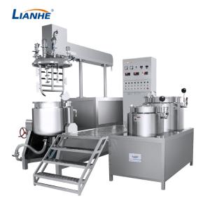 Quality Double Shear Cream Vacuum Emulsifier Mixer Machine 120 Degree PLC Control wholesale