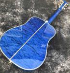 Water Ripple Maple Abalone Ebony Fingerboard Blue Solid Spruce 41 Inch D45d