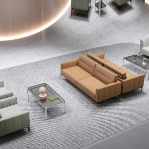 Quality Elegant Aesthetic Leather Reception Furniture ODM Carefully Crafted wholesale