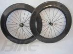 Super light strongest low price 700c clincher carbon wheelset carbon 88mm 23mm
