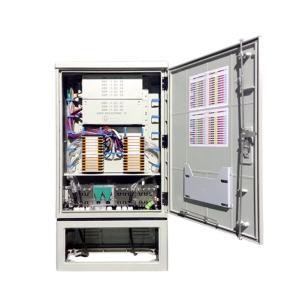Quality 288 Capacity FDC IP65 Outdoor Fiber Distribution Cabinet for Telecom Network FTTX 10 wholesale