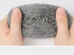 Round Stainless Steel Cleaning Ball Rust Resistance For Kitchen Cleaning