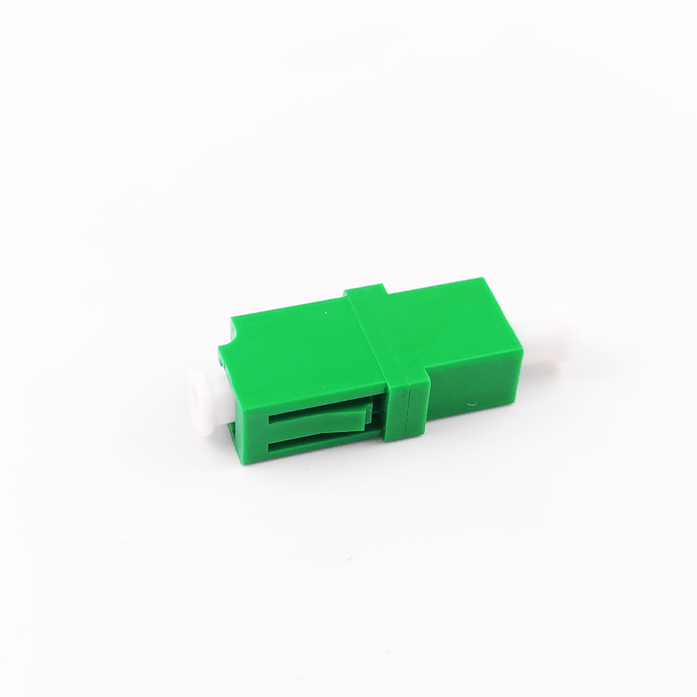 FTTH Duplex LC UPC Optic Fiber Adapter 2 Port Coupler PBT Earless Design for Networking