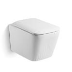Modern Design Wall Mounted WC Toilet Bowl White Hanging Ceramic Washroom Hotel