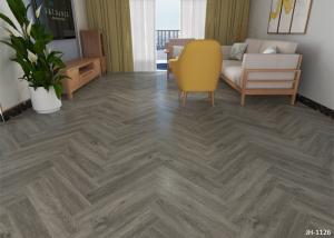 Quality EIR Texture SPC Flooring Herringbone Formaldehyde Free Living Room wholesale