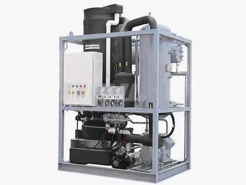 Air Cooling 7T 35mm Ice Tube Maker Machine , Stainless Steel Ice Maker