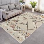 Irregular Geometric Pattern and Circle Living Room, Bedroom Living Room Floor
