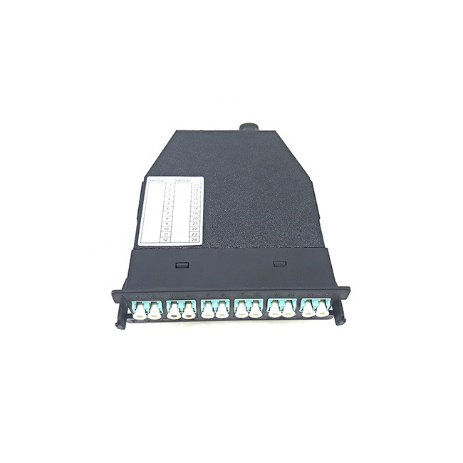 OS2 MPO MTP Fiber Patch Panel Single Mode LSZH Jacket Fanout 8 Cores