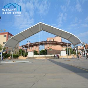 Quality TFS Curved Shape Aircraft Hangar Tent Large Capacity UV Resistant wholesale