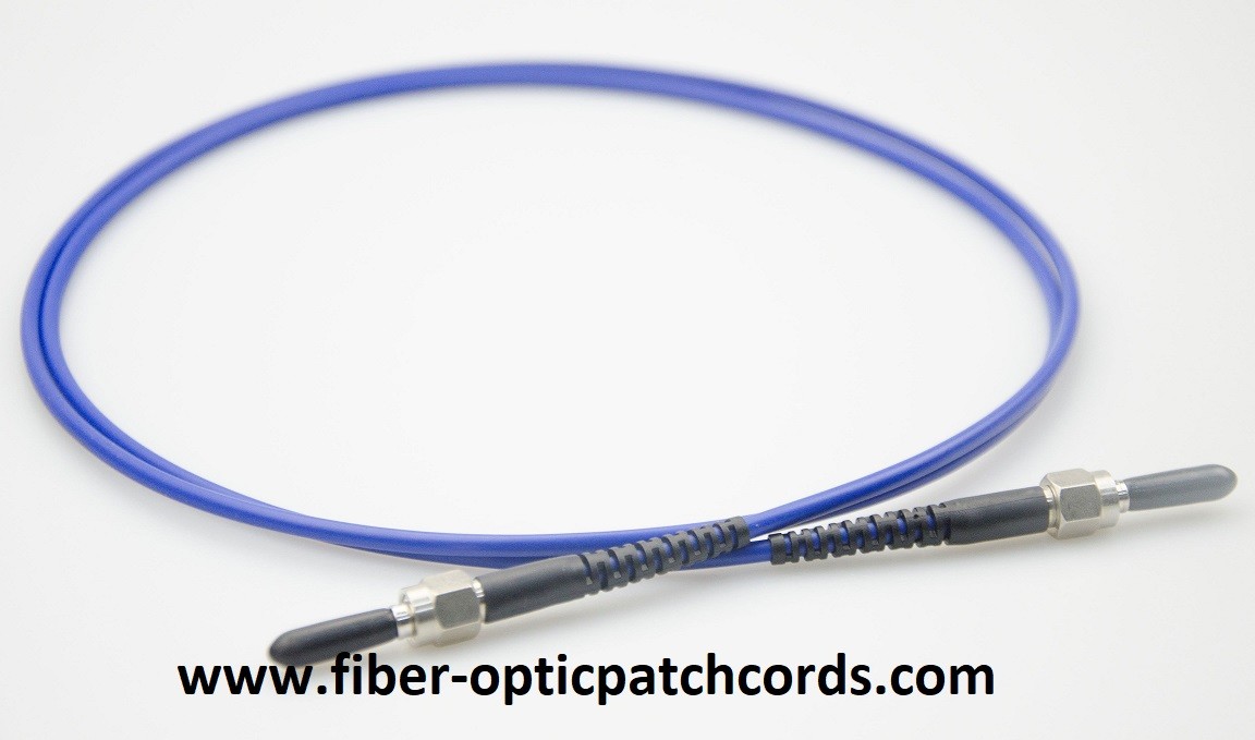 High Power Laser Silica Fiber Optic Patch Cord SMA905 SMA906 400nm 2200nm