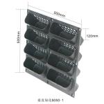 Outdoor Green Plant Plastic Vertical Garden Flower Stacking Pots for Stylish