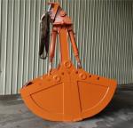 Telescopic Arm Excavator Clamshell Bucket For Three Section To Use CAT320 CAT330