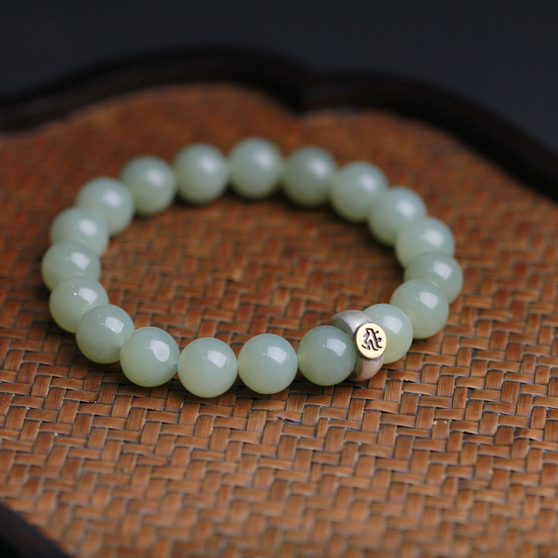 gZiBeads Elaeocarpus ganitrus Best Gifts Beautiful Colorful Natural Green Jade Gemstone Stone Tiger Eye Beaded Bracelets Men Women Handmade Elastic