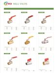DN Design brass plumbing valves , Hot Forged 1/2 Inch Brass Water Ball Valve