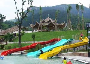 Quality Customized Family Water Slide , Eco - Friendly Interactive Small Water Slide wholesale