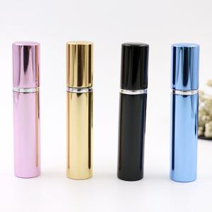 Quality aluminum + glass perfume spray bottles refillable 7 ml wholesale