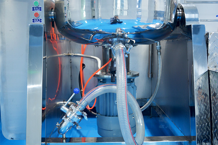 Double Jacket Electric Heating Vacuum Homogenizer Paste Making Machine