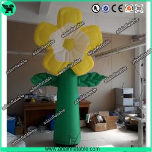Quality Summer Holiday Event Party Decoration Inflatable Yellow Flower With LED Light wholesale