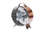 Portable Retro Electric Table Fan 9 Inch 120V 60Hz 25W Chrome Grill Houseware