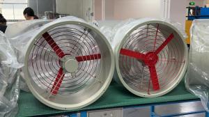 Quality Wall Mounted 500mm Diameter Explosion Proof Axial Fan For Petroleum Gas Petrochemical Areas wholesale